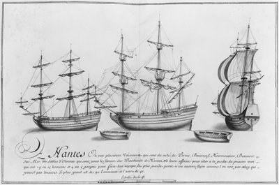 Vessels, Nantes, illustration from 